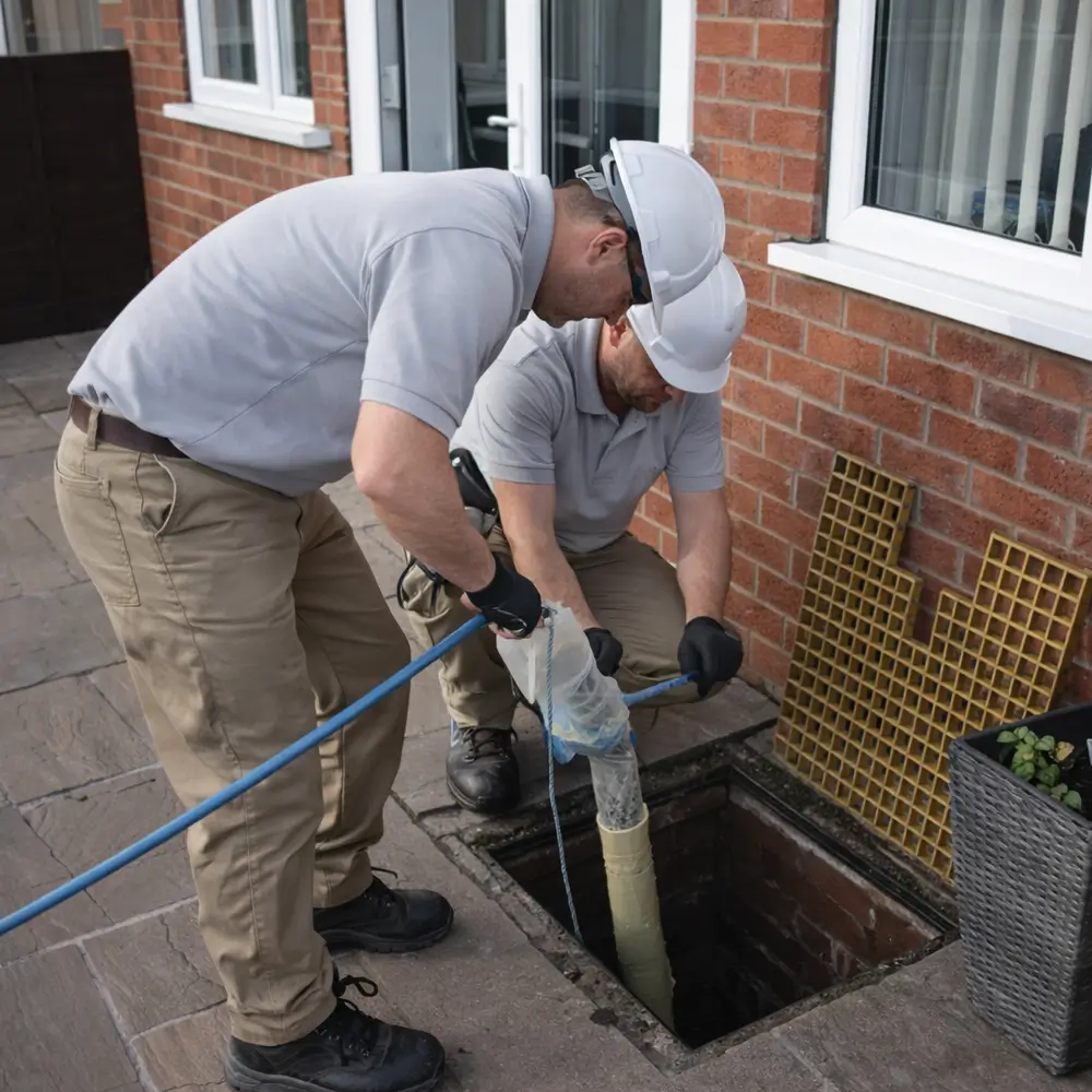 Blocked drain repair service in Buntingford